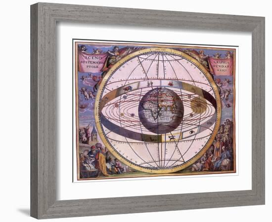 Celestial Chart, 1661-Andreas Cellarius-Framed Giclee Print