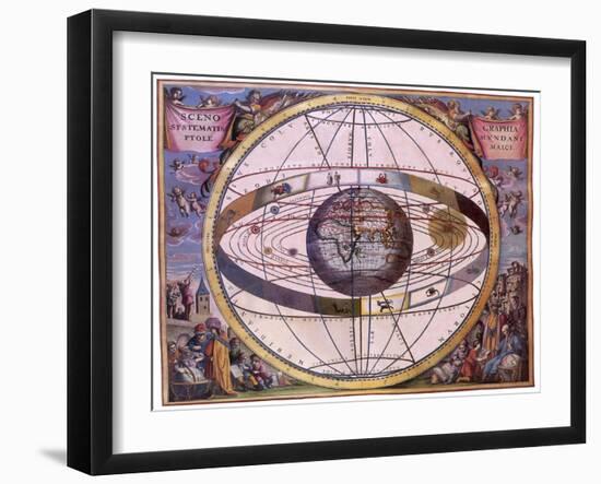 Celestial Chart, 1661-Andreas Cellarius-Framed Giclee Print