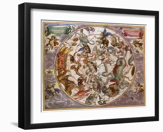 Celestial Chart, 1661-Andreas Cellarius-Framed Giclee Print