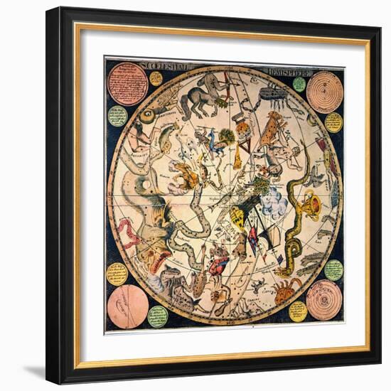 Celestial Hemisphere, 1790-James Barlow-Framed Giclee Print