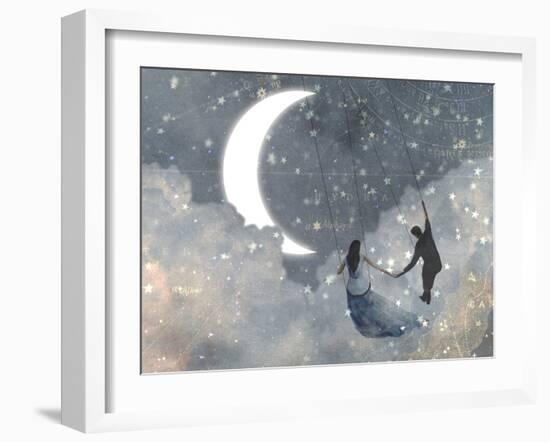 Celestial Love I-null-Framed Art Print