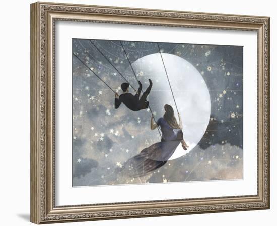 Celestial Love II-null-Framed Art Print