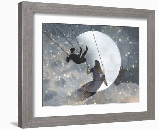 Celestial Love II-null-Framed Art Print