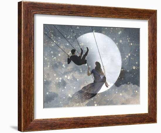 Celestial Love II-null-Framed Art Print