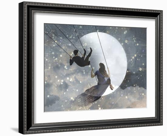 Celestial Love II-null-Framed Art Print