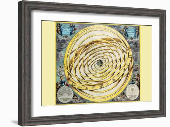 Celestial Map-Andreas Cellarius-Framed Art Print