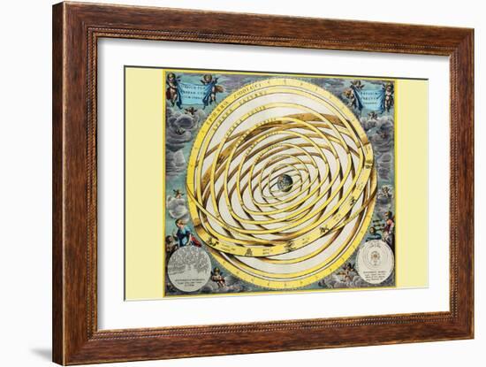 Celestial Map-Andreas Cellarius-Framed Art Print