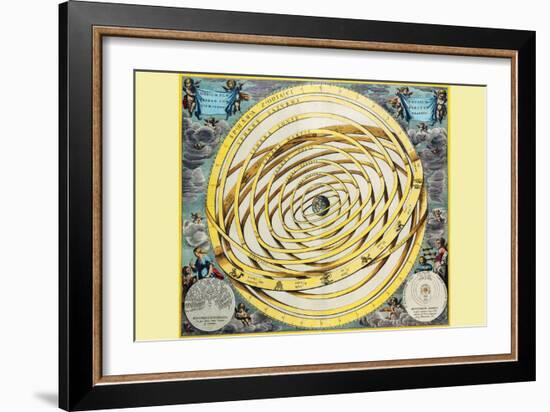 Celestial Map-Andreas Cellarius-Framed Art Print