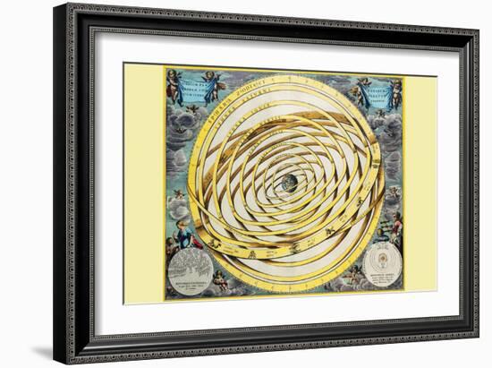 Celestial Map-Andreas Cellarius-Framed Art Print