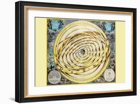 Celestial Map-Andreas Cellarius-Framed Art Print