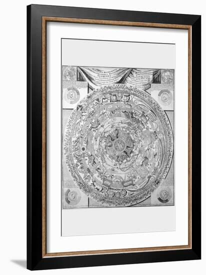 Celestial Map-Antonio Saliba-Framed Art Print