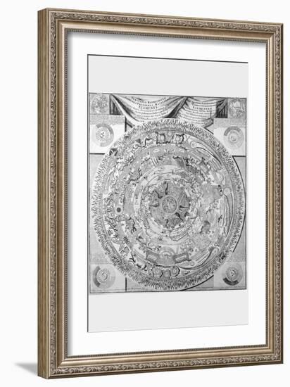 Celestial Map-Antonio Saliba-Framed Art Print