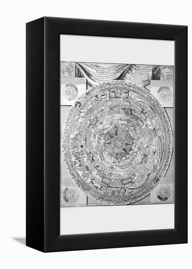 Celestial Map-Antonio Saliba-Framed Stretched Canvas