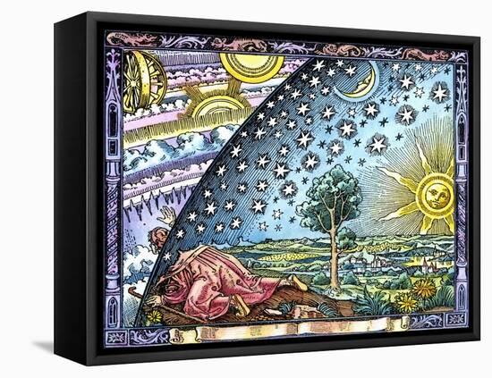 Celestial Mechanics, Medieval Artwork-Detlev Van Ravenswaay-Framed Premier Image Canvas
