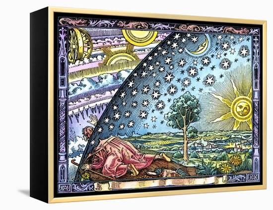 Celestial Mechanics, Medieval Artwork-Detlev Van Ravenswaay-Framed Premier Image Canvas