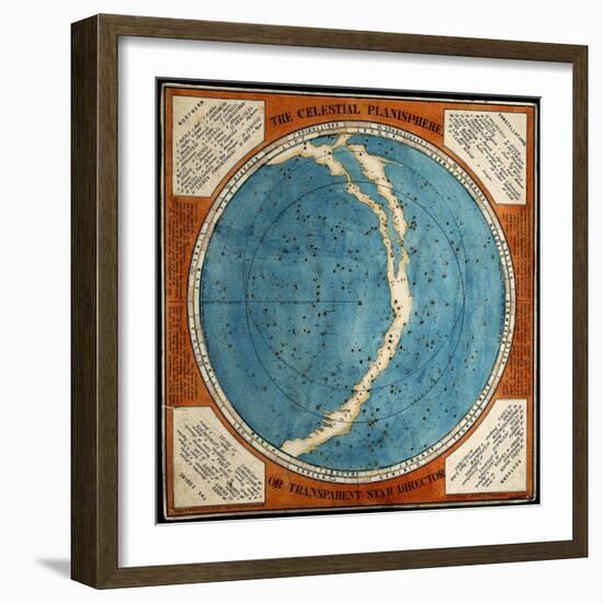 Celestial Planisphere, 1777-Science Source-Framed Giclee Print