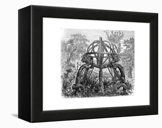 Celestial Sphere in the Old Observatory, Peking, C1890-null-Framed Premier Image Canvas