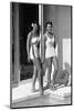 Celia Kyllingstad (R) and Carol Hall (L), at a Private Pool, Seattle, Washington, 1960-Allan Grant-Mounted Photographic Print