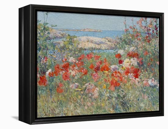 Celia Thaxter's Garden, Isles of Shoals, Maine, 1890-Childe Hassam-Framed Premier Image Canvas