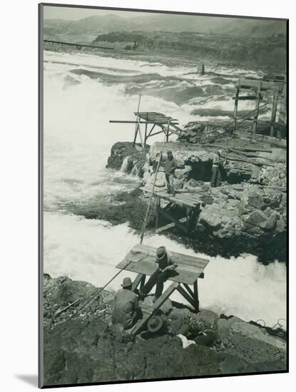 Celilo Falls, Circa 1930-null-Mounted Giclee Print