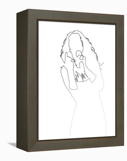 Celine Dion-Logan Huxley-Framed Stretched Canvas