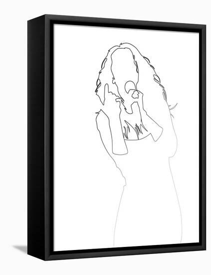 Celine Dion-Logan Huxley-Framed Stretched Canvas