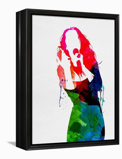 Celine Watercolor-Lana Feldman-Framed Stretched Canvas
