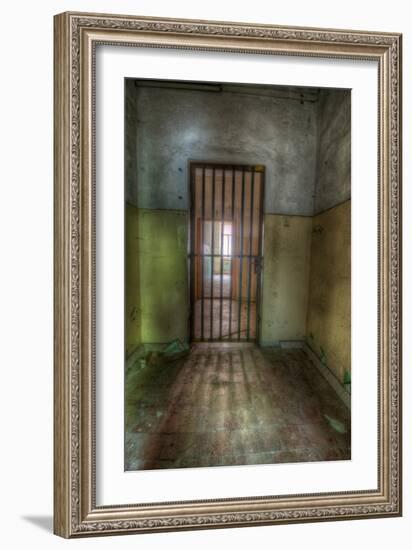 Cell with Metal Door-Nathan Wright-Framed Photographic Print