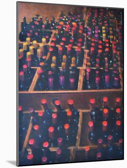 Cellar Cases 1-Lincoln Seligman-Mounted Giclee Print