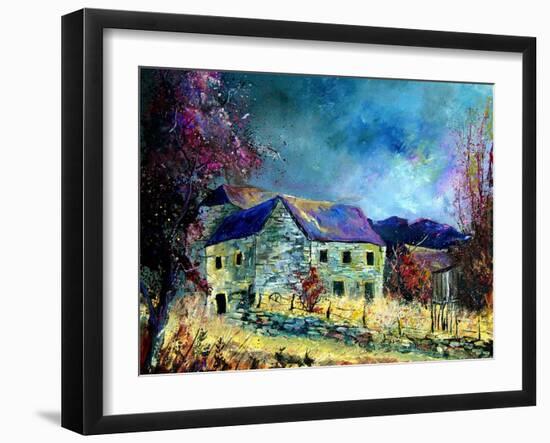 Celles village ardennes belgium-Pol Ledent-Framed Art Print