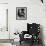 Cellist Pablo Casals at His Home-null-Framed Premium Photographic Print displayed on a wall