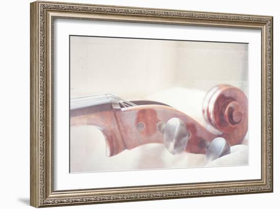 Cello Neck Close Up-Myan Soffia-Framed Photographic Print