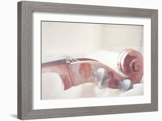 Cello Neck Close Up-Myan Soffia-Framed Photographic Print