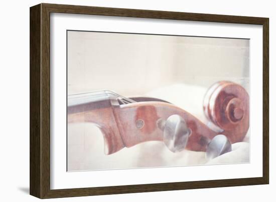 Cello Neck Close Up-Myan Soffia-Framed Photographic Print