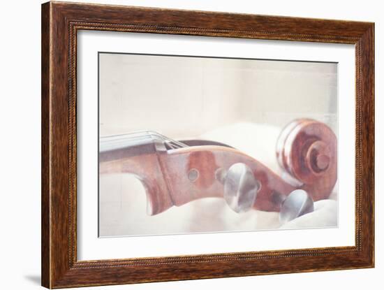 Cello Neck Close Up-Myan Soffia-Framed Photographic Print