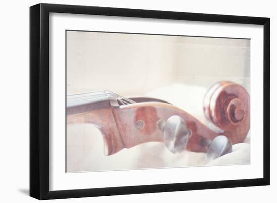 Cello Neck Close Up-Myan Soffia-Framed Photographic Print