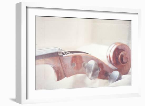 Cello Neck Close Up-Myan Soffia-Framed Photographic Print