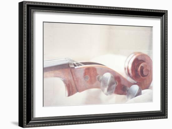 Cello Neck Close Up-Myan Soffia-Framed Photographic Print