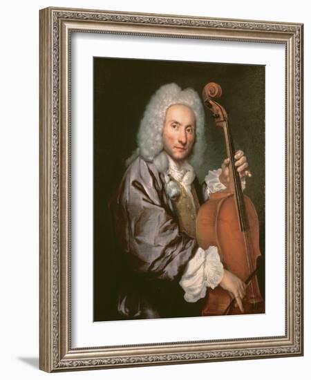Cello Player, C.1745-50-Giacomo Ceruti-Framed Giclee Print