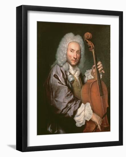 Cello Player, C.1745-50-Giacomo Ceruti-Framed Giclee Print