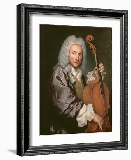 Cello Player, C.1745-50-Giacomo Ceruti-Framed Giclee Print