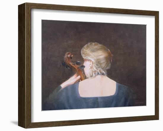 Cello Professor, 2005-Lincoln Seligman-Framed Giclee Print