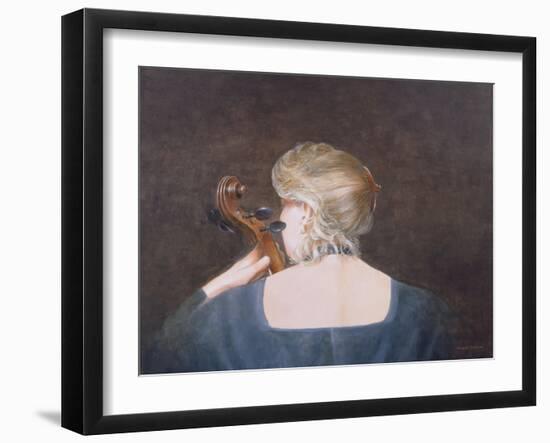 Cello Professor, 2005-Lincoln Seligman-Framed Giclee Print