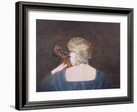 Cello Professor, 2005-Lincoln Seligman-Framed Giclee Print