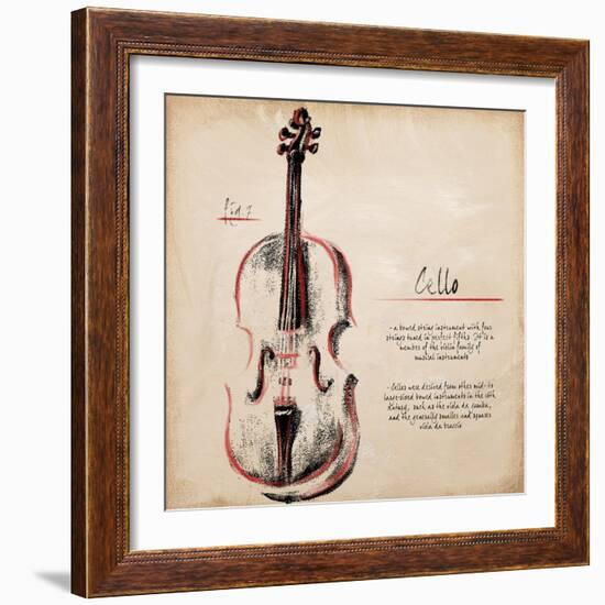 Cello-Hakimipour-ritter-Framed Art Print