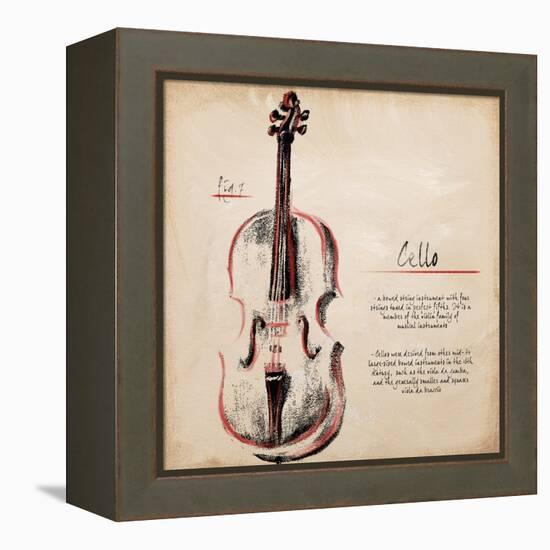 Cello-Hakimipour-ritter-Framed Stretched Canvas