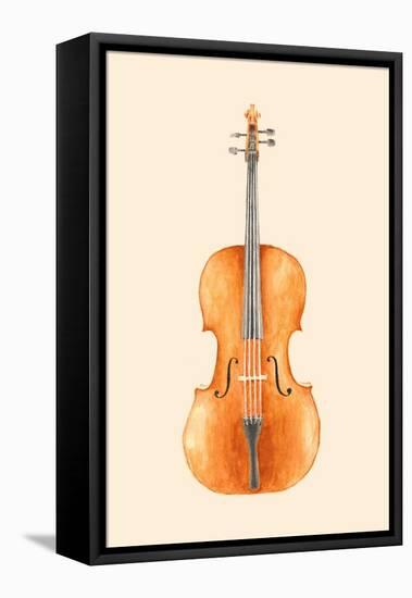 Cello-Florent Bodart-Framed Premier Image Canvas