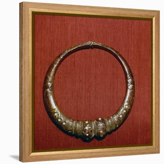 Celtic Bronze collar, (Torc) from Roxburghshire, Scotland, c1st Century-Unknown-Framed Premier Image Canvas