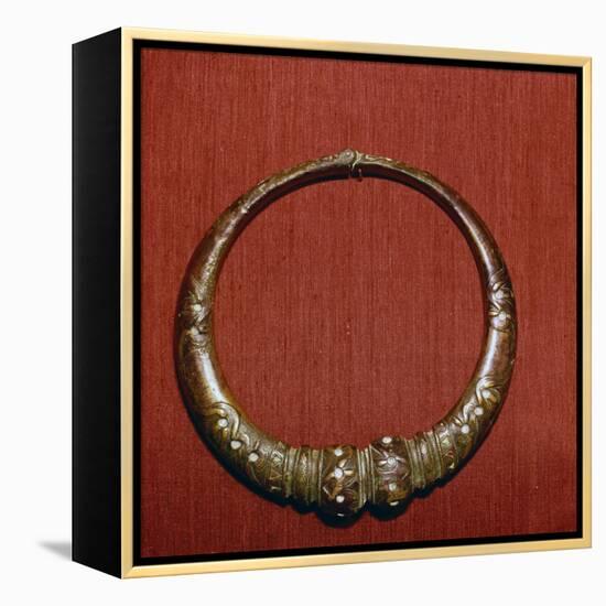 Celtic Bronze collar, (Torc) from Roxburghshire, Scotland, c1st Century-Unknown-Framed Premier Image Canvas