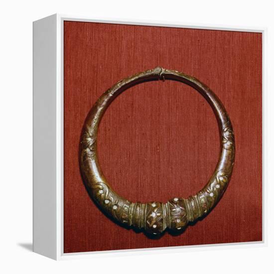 Celtic Bronze collar, (Torc) from Roxburghshire, Scotland, c1st Century-Unknown-Framed Premier Image Canvas